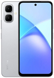 Смартфон Infinix X6725D Smart 10 128Gb 4Gb серебристый титан моноблок 3G 4G 2Sim 6.67" 720x1600 Android 15 8Mpix 802.11 a/b/g/n/ac NFC GPS Protect FM microSD max2048Gb