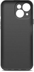 Чехол (клип-кейс) BoraSCO для Apple iPhone 15 Silicone Case черный (72417)