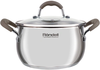Кастрюля Rondell Konzept RDS-1229 3.3л. d=20см (с крышкой) стальной
