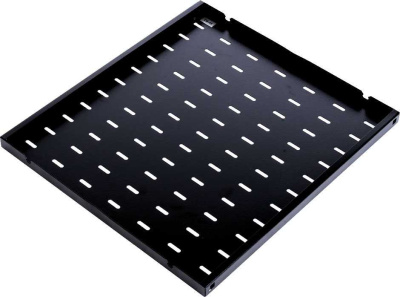 Полка стационарная ЦМО СВ-58-9005 0.5U нагр.:45кг. 19" 582мм черный (упак.:1шт)