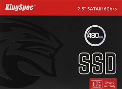 Накопитель SSD Kingspec SATA-III 480GB P4-480 2.5"