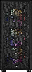 Корпус Aerocool Hive-G-BK-v2 черный без БП ATX 4x120mm 2x140mm 1xUSB2.0 2xUSB3.0 audio bott PSU