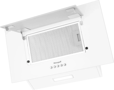 Вытяжка каминная Weissgauff Zaurak 60 PB белый управление: кнопочное (1 мотор)
