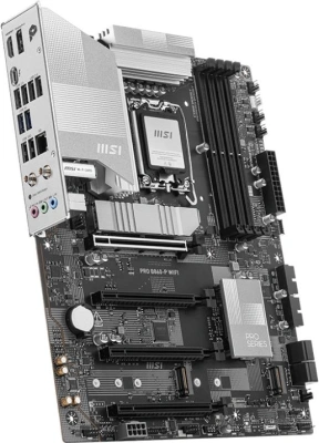 Материнская плата MSI PRO B860-P WIFI Soc-1851 Intel B860 4xDDR5 ATX AC`97 8ch(7.1) 5Gigabit RAID+HDMI+DP