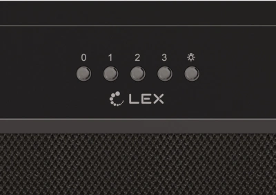 Вытяжка встраиваемая Lex Hyper 600 BBL черный управление: кнопочное (1 мотор)