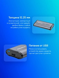 Накопитель SSD A-Data USB-C 2TB AELI-SE880-2TCGY SE880 2.5" серый