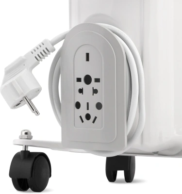 Радиатор масляный Vitek VT-1707 1000Вт белый