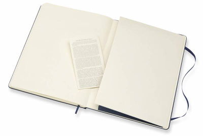 Блокнот Moleskine CLASSIC QP090B20 XLarge 190х250мм 192стр. линейка твердая обложка синий