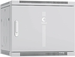 Шкаф коммутационный Cabeus (SH-05F-9U60/60M) настенный 9U 600x600мм пер.дв.металл 60кг серый 540мм 501мм 20 сталь