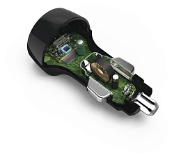 Автомобильное зар./устр. Hama H-210569 20W 1.67A+3A+2.22A (PD) USB универсальное черный (00210569)