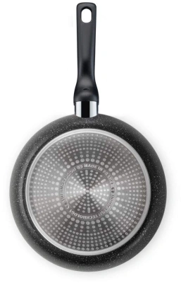 Сковорода Tefal Rock 04235128 круглая 28см покрытие: Mineralia+ non-stick ручка несъемная (без крышки) черный