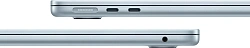 Ноутбук Apple MacBook Air A3240 M4 10 core 16Gb SSD512Gb/10 core GPU 13.6" Liquid Retina (2560x1664) macOS lt.blue WiFi BT Cam (MC6U4ZA/A)