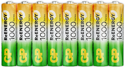 Аккумулятор GP 100AAAHCRGY-B AAA NiMH 1000mAh (16шт) спайка