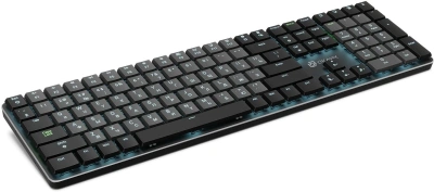Клавиатура Оклик K953X механическая черный/серый USB Multimedia LED (1901086)