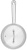 Ковш Rondell Point RDS-1308 0.9л. d=14см (с крышкой) стальной
