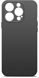 Чехол (клип-кейс) BoraSCO для Apple iPhone 15 Pro Silicone Case черный (72416)