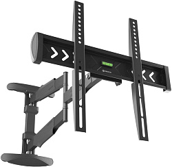 Кронштейн для телевизора Onkron NP47 черный 40"-75" макс.35кг настенный поворот и наклон