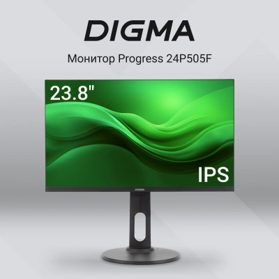 Монитор Digma 23.8" Progress 24P505F черный IPS LED 16:9 HDMI M/M матовая HAS Piv 250cd 178гр/178гр 1920x1080 100Hz G-Sync FreeSync VGA DP FHD 4.8кг