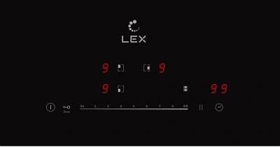 Индукционная варочная поверхность Lex EVI 631A BL черный