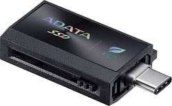 Накопитель SSD A-Data USB3.2 Gen2 1TB SC730-1T-CACTI SC730 черный