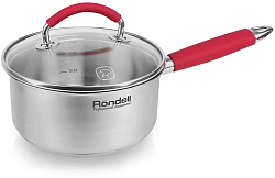 Ковш Rondell Sorge RDS-1218 1.3л. d=16см (с крышкой) стальной