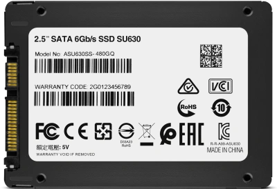 Накопитель SSD A-Data SATA-III 480GB ASU630SS-480GQ-R Ultimate SU630 2.5"