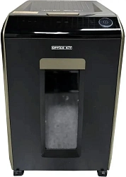 Шредер Office Kit SA200M1,9х10 черный/серый с автоподачей (секр.P-5) фрагменты 220лист. 40лтр. скобы пл.карты