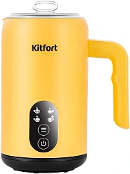 Капучинатор Kitfort КТ-7504 стационар. 620мл желтый/черный