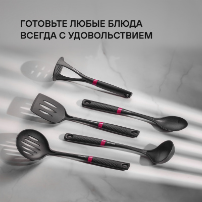 Набор аксессуаров Rondell Handy RD-1750 черный/красный наб.:5предм. упак.:подарочная коробка