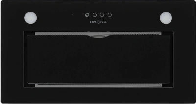 Вытяжка встраиваемая Krona Arven 600 S черный управление: сенсорное (1 мотор)