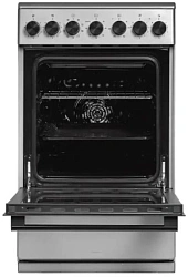 Плита Электрическая Midea MFO-M4E20T9E(SL) серебристый/черный стеклокерамика (без крышки)