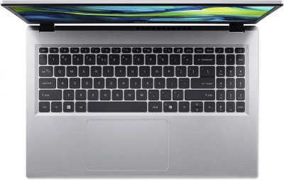 Ноутбук Acer Aspire Go AG15-41P-R4XX Ryzen 7 7735HS 16Gb SSD1Tb AMD Radeon 680M 15.6" IPS FHD (1920x1080) без ОС silver WiFi BT Cam (NX.J7FCD.001)