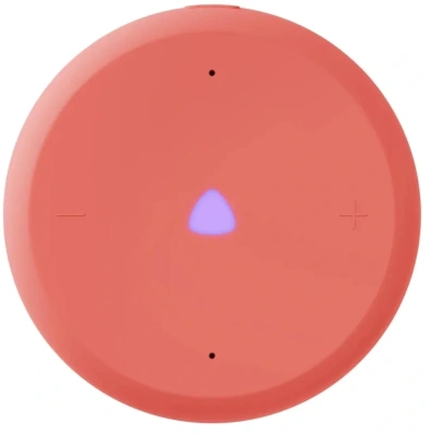 Умная колонка Yandex Станция Лайт 2 без часов Алиса coral 6W 1.0 BT/Wi-Fi 10м (YNDX-00028ORG)