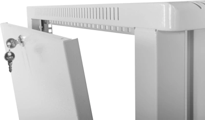 Шкаф коммутационный ЦМО (ШРН-12.500) настенный 12U 600x529мм пер.дв.стекл 200кг серый 470мм 18кг 180град. 612мм металл