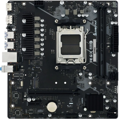 Материнская плата Biostar B650MS2-E SocketAM5 AMD B650 2xDDR5 mATX AC`97 8ch(7.1) 2.5Gg RAID+HDMI+DP