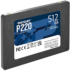 Накопитель SSD Patriot SATA-III 512GB P220S512G25 P220 2.5"