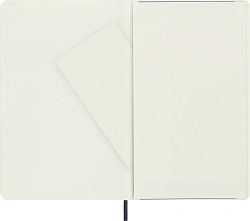 Блокнот Moleskine CLASSIC SOFT QP617B20 Large 130х210мм 192стр. клетка мягкая обложка синий сапфир