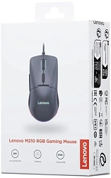 Мышь Lenovo M210 RGB Gaming черный оптическая 8000dpi USB2.0 6but (GY51M74265)