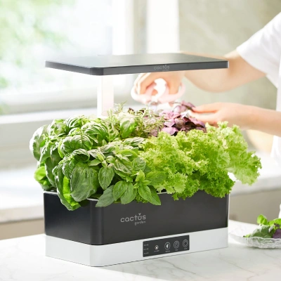 Гидропонная установка Cactus Garden 3л 24Вт черный (CS-LEDPOT-06)