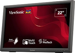 Монитор ViewSonic 21.5" TD2223-2 черный VA LED 16:9 DVI HDMI M/M глянцевая 250cd 178гр/178гр 1920x1080 75Hz VGA FHD USB Touch 4.2кг