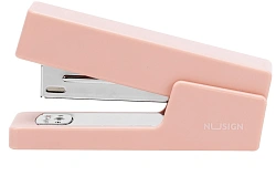 Степлер Deli ENS084 PINK Nusign 24/6 26/6 (20листов) розовый 100скоб металл/пластик коробка
