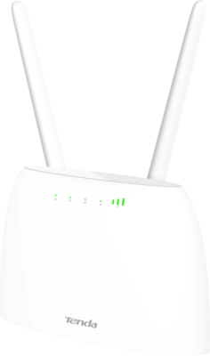 Роутер беспроводной Tenda 4G06 N300 10/100BASE-TX/4G cat.4 белый