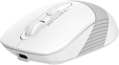 Мышь A4Tech Fstyler FG10CS Air белый/серый оптическая 2000dpi silent беспров. USB для ноутбука 4but (FG10CS AIR GRAYISH WHITE)