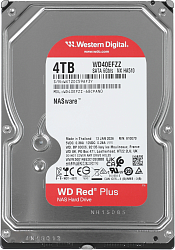 Жесткий диск WD SATA-III 4TB WD40EFZZ NAS Red Plus (5400rpm) 128Mb 3.5"