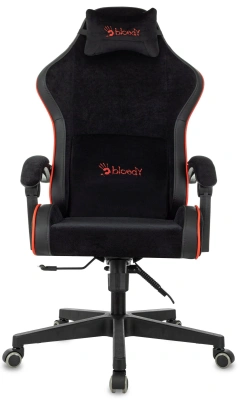 Кресло игровое A4Tech Bloody GC-670 черный сиденье черный ткань/эко.кожа с подголов. крестов. пластик черный пластик черный (комплект 1шт)