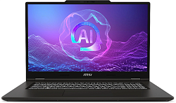Ноутбук MSI Venture 17 AI A2HMG-010XRU Core Ultra 7 255H 16Gb SSD512Gb Intel Arc 140T 17.3" IPS FHD (1920x1080) без ОС grey WiFi BT Cam (9S7-17U211-010)