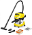 Строительный пылесос Karcher WD 4 P S V-20/5/22 1000Вт (уборка: сухая/сбор воды/выдув) желтый