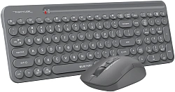 Клавиатура + мышь A4Tech Fstyler FG3300 Air2 клав:серый мышь:серый USB беспроводная slim Multimedia