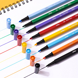 Фломастеры Deli EC157-24 ColoRun 24цв. пакет с европодвесом