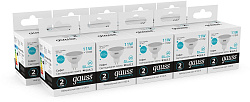 Лампа светодиодная Gauss Elementary 13521 11Вт цок.:GU5.3 софит 180B св.свеч.бел.нейт. MR16 (упак.:1шт)